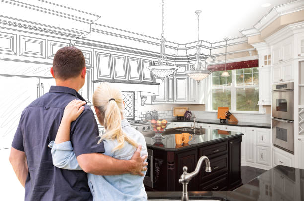 Professional Kitchen Flooring technician working in Morton, WA